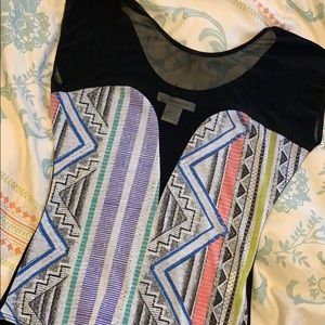 Aztec Print Bodysuit